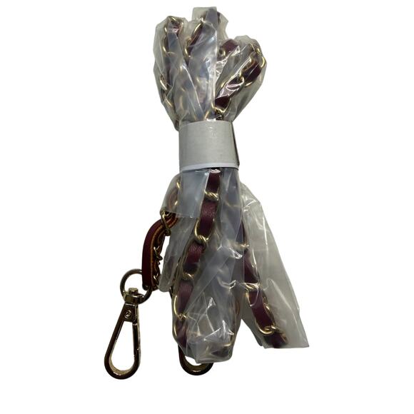 Badgley Mischka Quilted Wine Crossbody Bag NWT | Pearl Handle | $129 MSRP - Picture 5 of 6